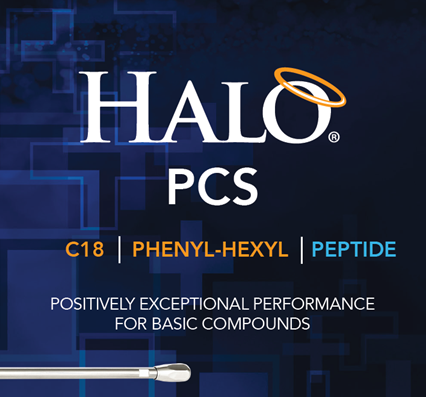 Introducing HALO® PCS HPLC Columns – Positively Exceptional Performance for Basic Compounds!